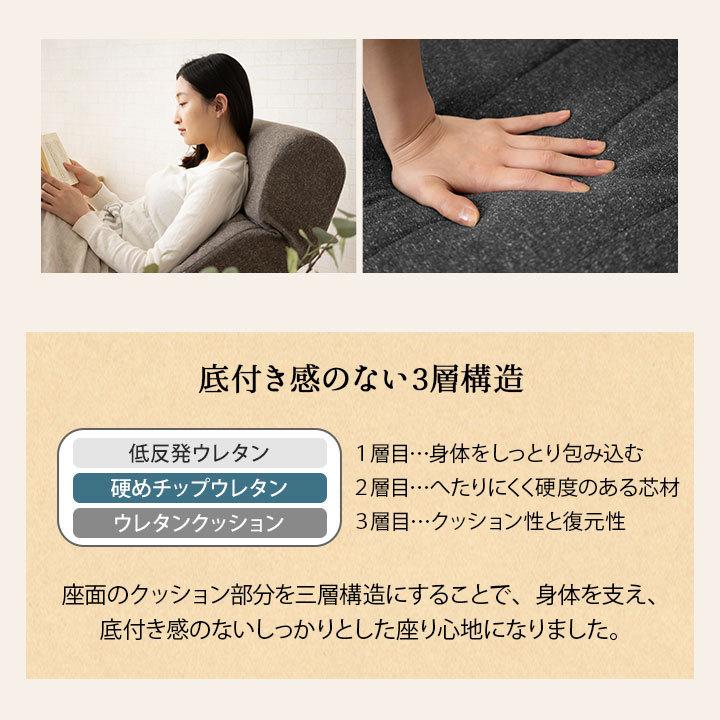 EMOOR（エムール） リクライニング 1人掛け ソファ チェア Testa 日本