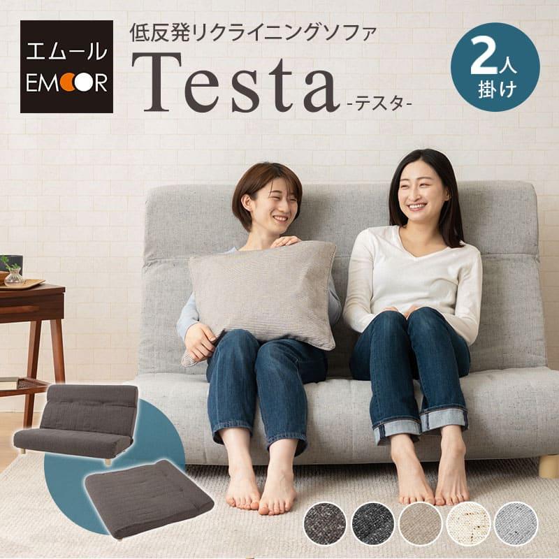 EMOOR リクライニング 2人掛け ソファ チェア Testa 日本製 二人 EMOOR リクライニング 2人掛け ソファ チェア Testa 日本製 二人