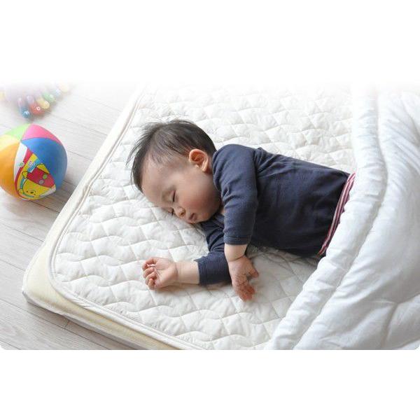 西川（nishikawa） キルトパッド 敷きパッド 日本製 ベビー布団用 70