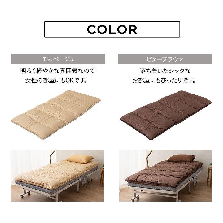 EMOOR（エムール） 敷き布団 MEHOL メホール 専用 セミシングル シングル セミダブル 日本製 防ダニ 抗菌 防臭 綿100％ 吸湿 ...