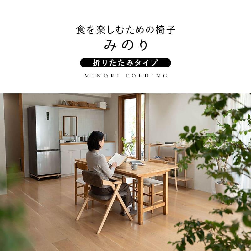 EMOOR（エムール） ダイニングチェア 高座椅子 折りたたみ 完成品 肘