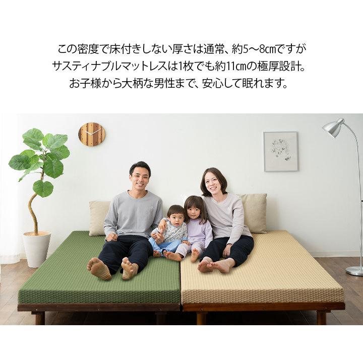 EMOOR（エムール） マットレス シングル 2枚組 極厚 22cm 11cm 洗える