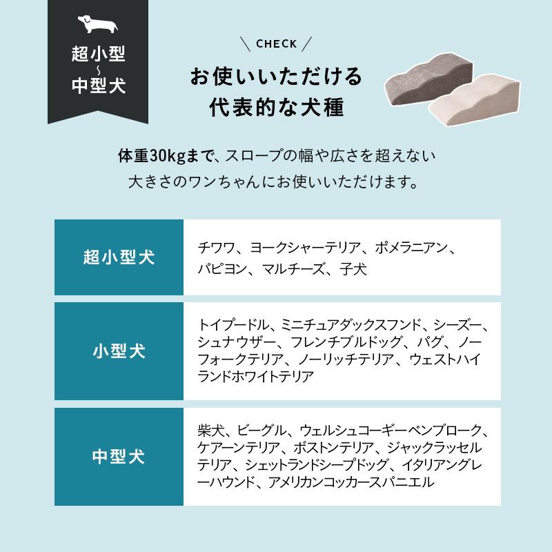 ドッグスロープ 3段 スロープ ステップ 犬 犬用 ドッグ ペット 階段 ペットスロープ 送料無料 ウレタン 撥水 踏み台 犬用品 ケガ防止 介護 ペット用品 エムール｜at-emoor｜17