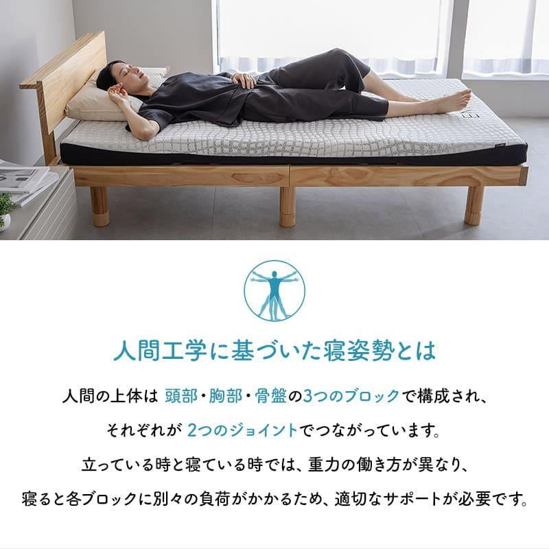 EMOOR（エムール） マットレス シングル 固定バンド 丸巻き ロール 低