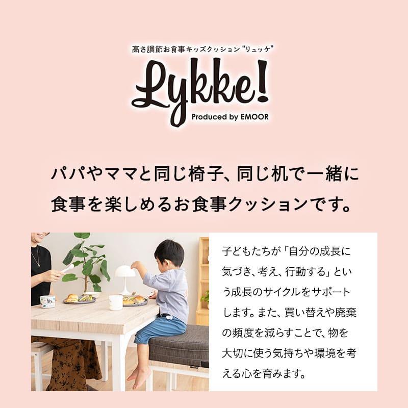 EMOOR（エムール） お子様用 クッション リュッケ 洗える 高さ調節 3 