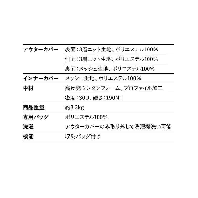 マットレス ごろ寝マット 幅65cm コンパクト バッグ付 5つ折り 折りたたみ 高反発 軽量 収納 昼寝 キャンプ 車中泊 避難 子供 狭小住宅 来客 送料無料 エムール