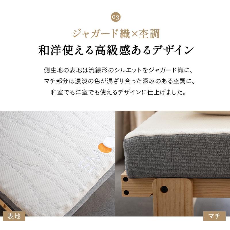 EMOOR 折りたたみベッド専用 マットレス シングル 3つ折り