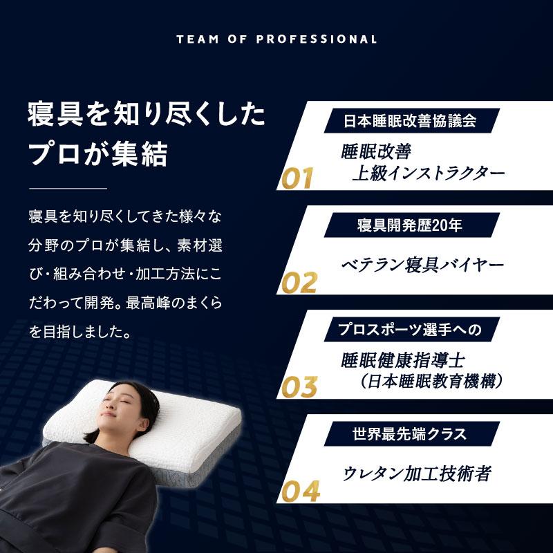 EMOOR（エムール） プレミアムピロー 40×60cm 枕 まくら ピロー 3層 高