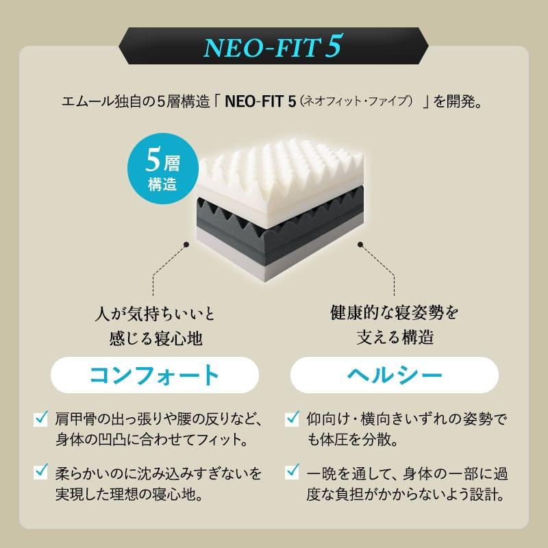 マットレス シングル ダブル 超極厚 20cm 5層 三つ折り 折りたたみ 高反発 ウレタン 腰痛 肩こり 3つ折り 収納 ベッド 布団 アルティメット 送料無料 エムール | EMOOR | 07