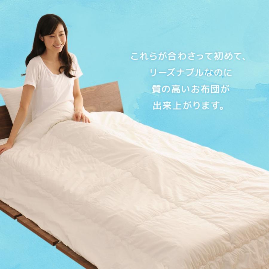 EMOOR（エムール） 肌掛け布団 シングルサイズ 日本製 防ダニタイプ