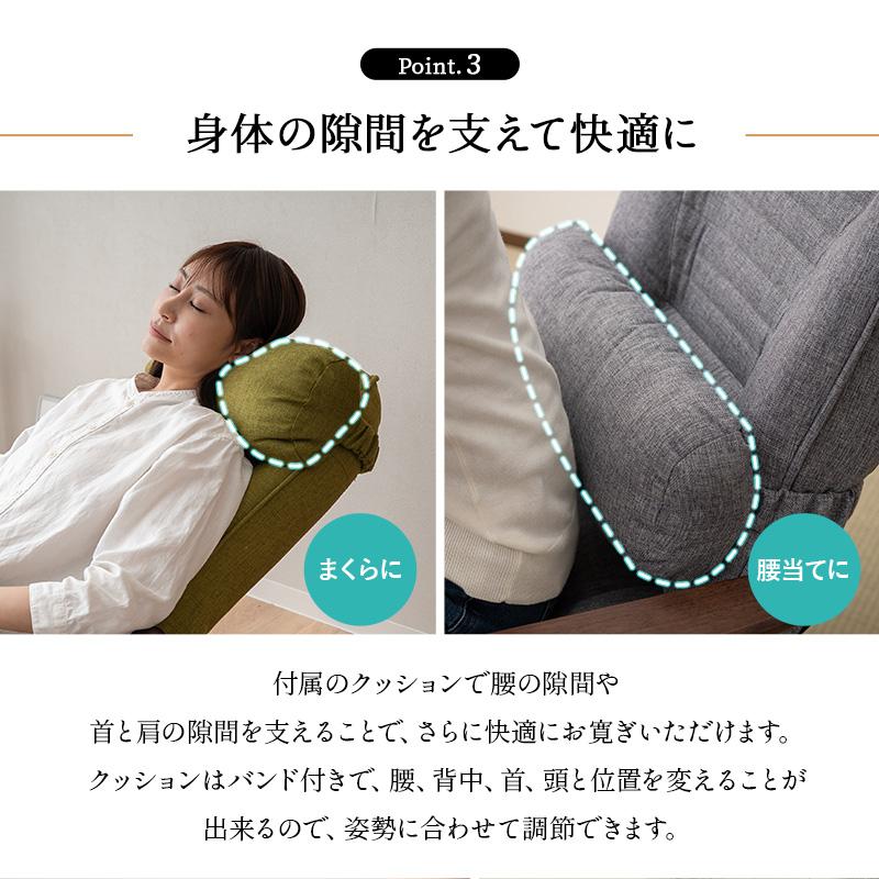 EMOOR（エムール） 回転高座椅子 リクライニングチェア 回転式 高さ
