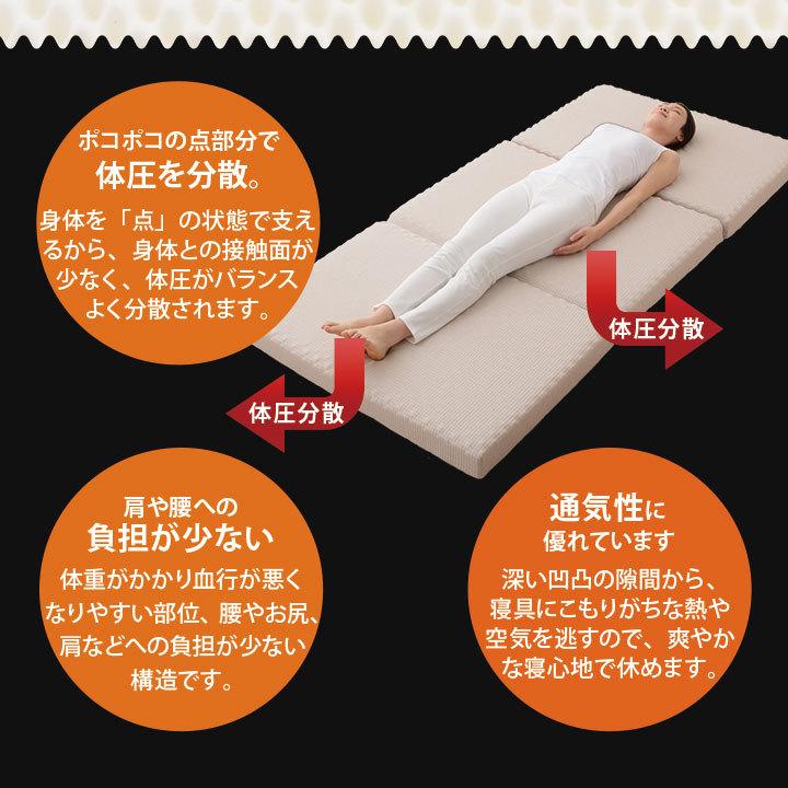 EMOOR マットレス クイーン 三つ折り 折りたたみ 10cm 極厚 高 EMOOR マットレス クイーン 三つ折り 折りたたみ 10cm 極厚 高