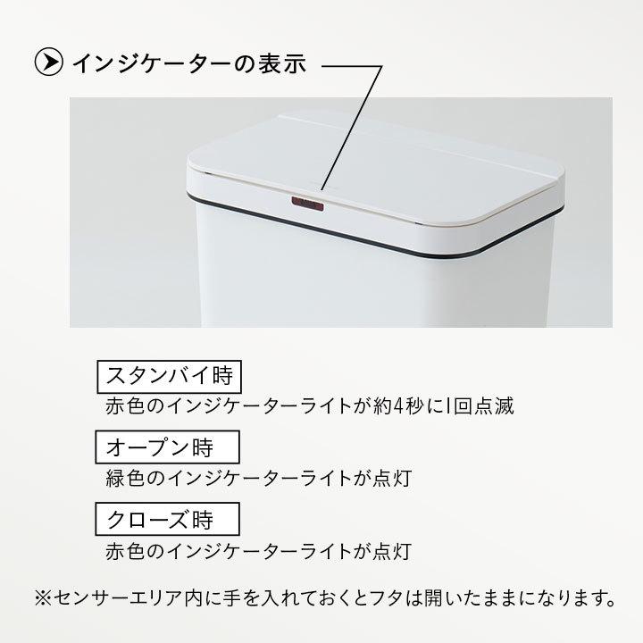 EMOOR（エムール） センサー ダストボックス ゴミ箱 ふた付 50L 大容量