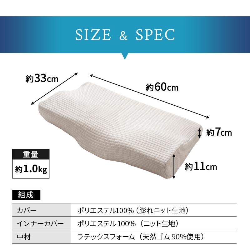 ナジャペレーネ レイテックス 快眠枕 天然ゴム ラテックス 低反発 まくら ナジャペレーネ レイテックス 快眠枕 天然ゴム ラテックス 低