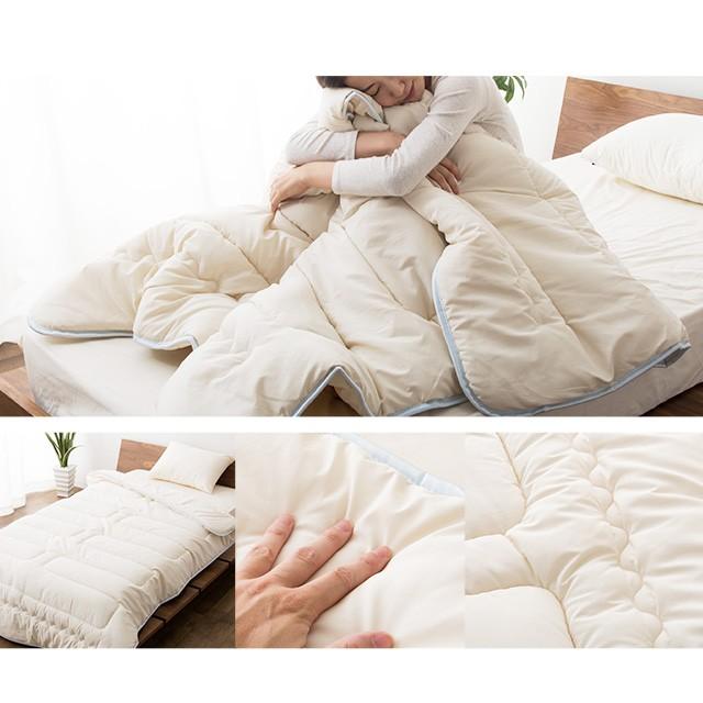 肌掛け布団 掛け布団 夏 日本製 防ダニ ダニ防止 ダブル ウルトラウォッシュふとん 掛布団 肌掛けふとん 肌掛けぶとん 花粉 対策 洗える