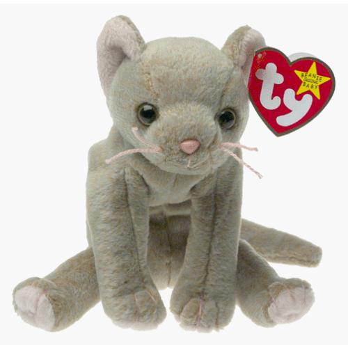 TY ビーニーベイビーズ BEANIE BABIES SCAT ネコ ぬいぐるみ :TY-093