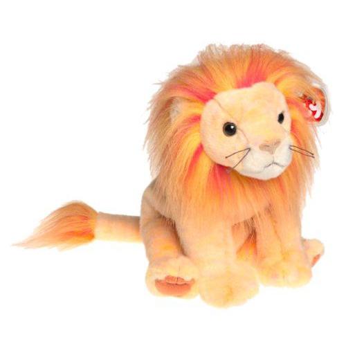 b　ライオンぬいぐるみ TY ビーニーバディーズ THE BEANIE BUDDIES BUSHY ライオン