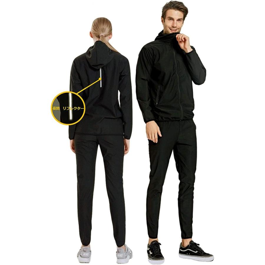 Nane サウナスーツ 人気 日本名門ジム ボクシング でも愛用 最強減量 強力発汗 メンズ レディース ダイエット ランニングウェア ストレッチ エニハピストア 通販 Yahoo ショッピング