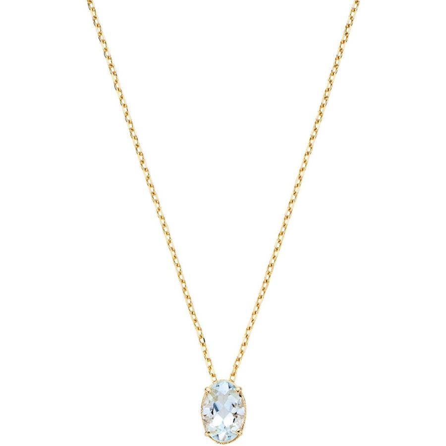 最新情報 Vaヴァンドーム青山 イエローゴールド アクアマリンネックレス K10 Gjvnaq ネックレス レディースアクセサリー