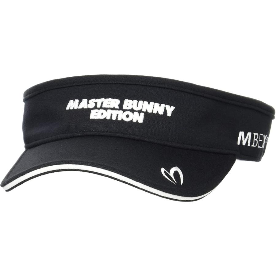 見事な 発熱保温ファブリック サンバイザー メンズ マスターバニー ゴルフ Fr 010 ブラック 758 帽子 帽子