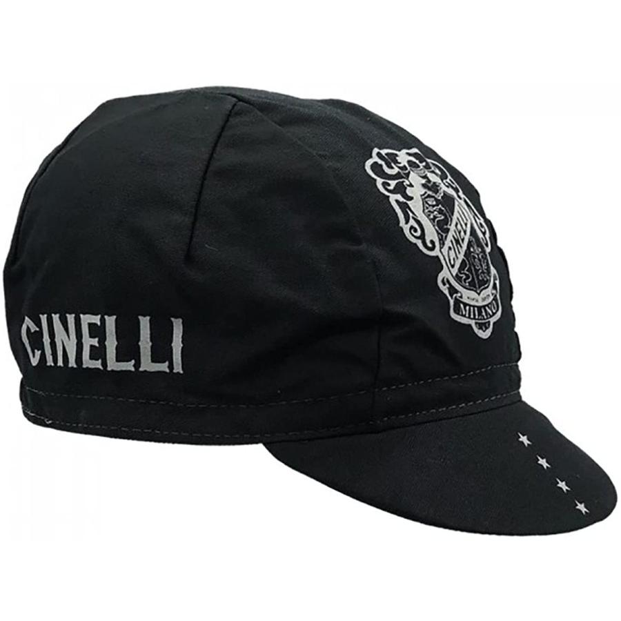 チネリ(cinelli) CREST BLACK CAP クレスト ブラック キャップ C0082｜at-happy｜02