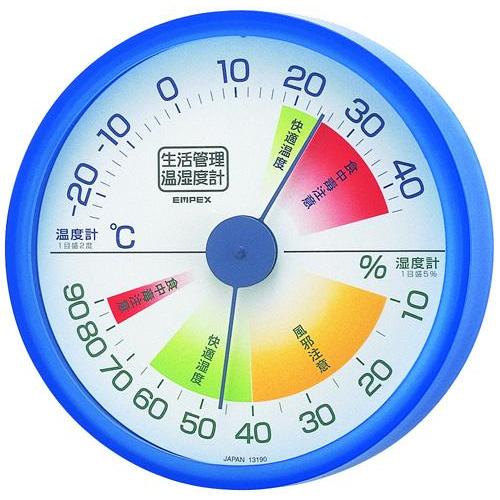 エンペックス気象計 生活管理温度 湿度計 : @ home shopping - 通販