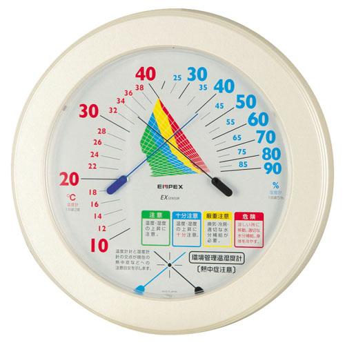 熱中症注意　環境管理温　湿度計/TM-2482　　 | エンペックス気象計
