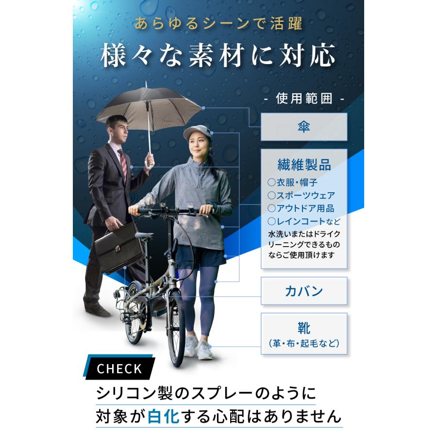 防水スプレー 防汚・防油 420ml 2本セット 日本製 DABLOCKS 送料無料 撥水スプレー 靴 スニーカー 革靴 衣類用 リュック 傘 | DABLOCKS | 04