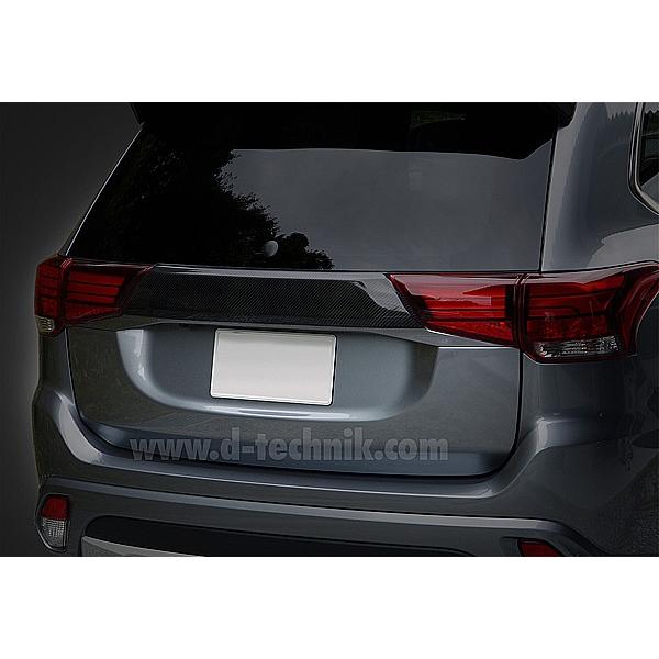 アウトランダー 用 カーボン リヤガーニッシュ GF7W GF8W GG2W GG3W