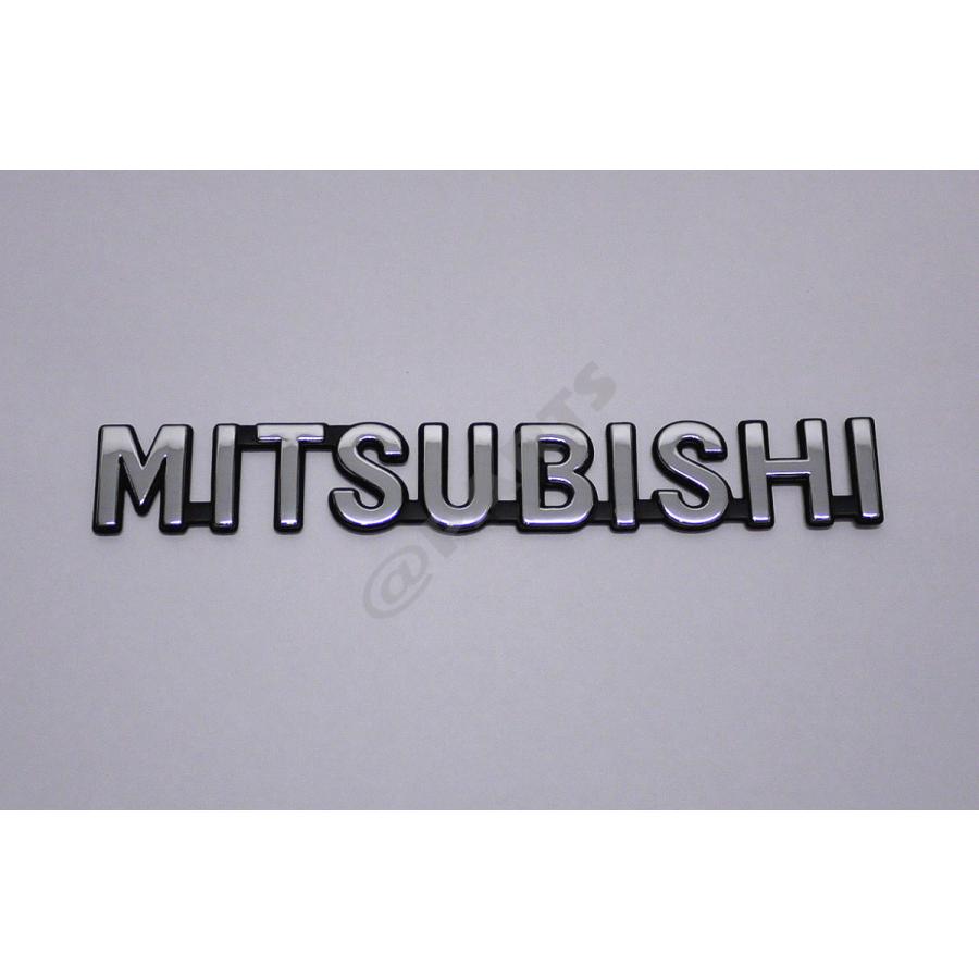三菱純正部品 エンブレム MITSUBISHI クローム : アットパーツ