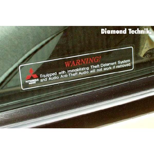 三菱車輸出仕様盗難防止コーションマーク イモビライザー付車用 Sonicacts Com