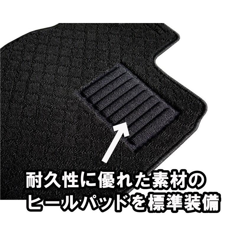 ミラトコット 専用 フロア マット ブラック 即納可 在庫商品 LA550S 