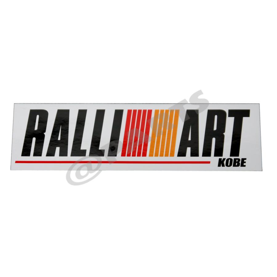 Ralli Art Kobe ステッカー Mサイズ 白 390mm 109mm ラリーアート 神戸 Rk アットパーツ ヤフー店 通販 Yahoo ショッピング