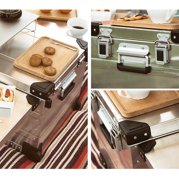 PEAK ROAD アルミコンテナ コンテナボックス 65L 収納ボックス ケース