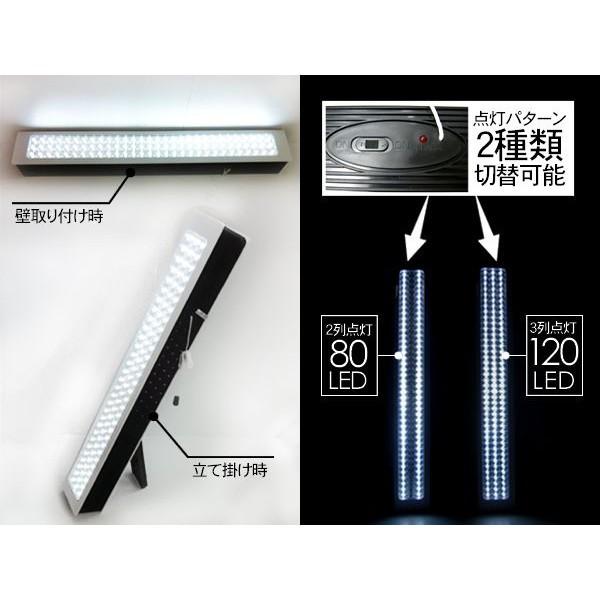 LED 蛍光灯/非常灯 120灯/大型タイプ/充電式 : アットパーツ - 通販