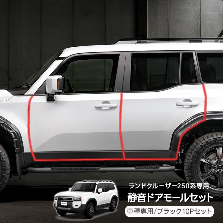 TARCELL ランクル250 ZX VX エアロパーツ サイドモール ドアエッジ