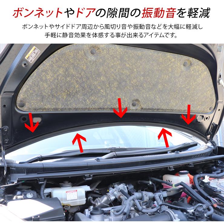 N-BOX カスタム JF1/JF2/JF3/JF4/JF5/JF6 静音モール ボンネット