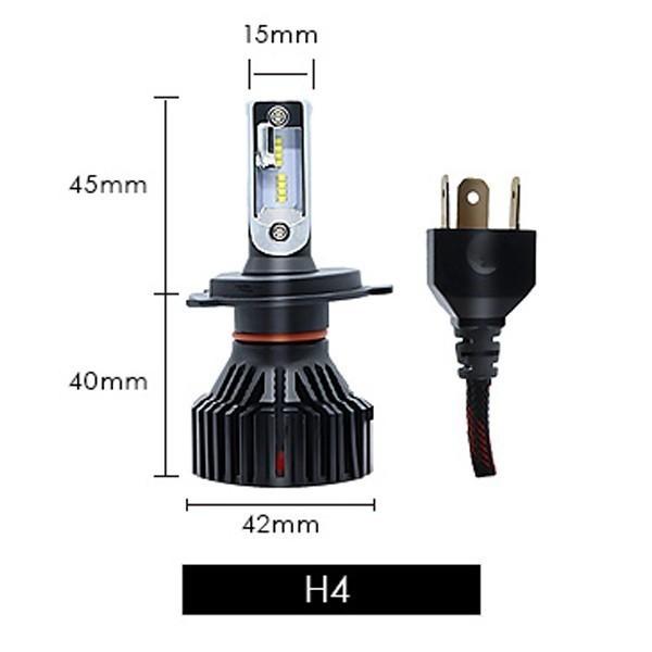 ハイエース 200系 カスタム パーツ LEDヘッドライト LEDバルブ H4 LED