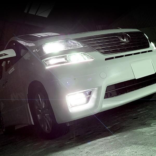 ハリアー60系 LED フォグランプ H8/H11/H16 LEDフォグバルブ 6000K