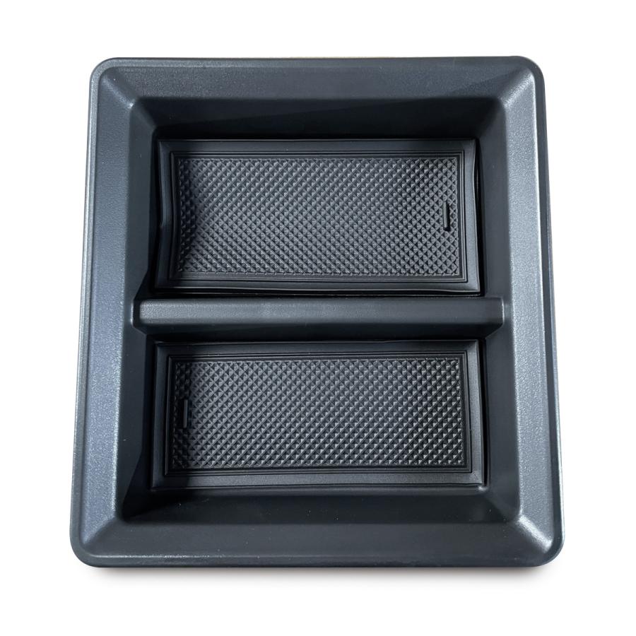 テスラ モデルY アームレスト内 コンソールトレイ ラバーマット付き