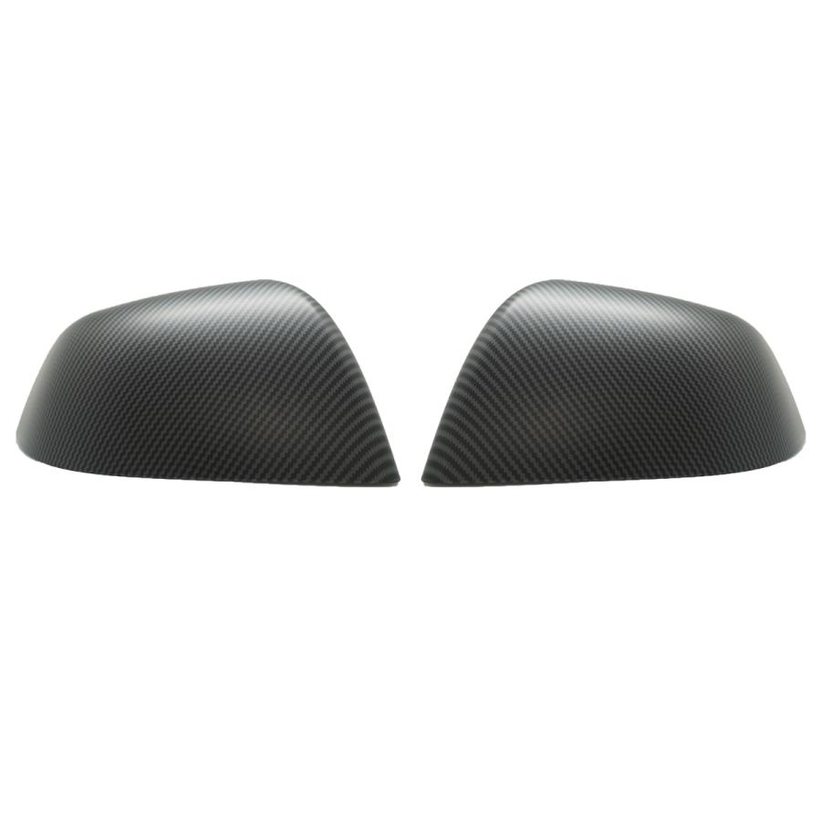 テスラ モデルY ドアミラーカバー カーボン調 ブラック Tesla Model Y