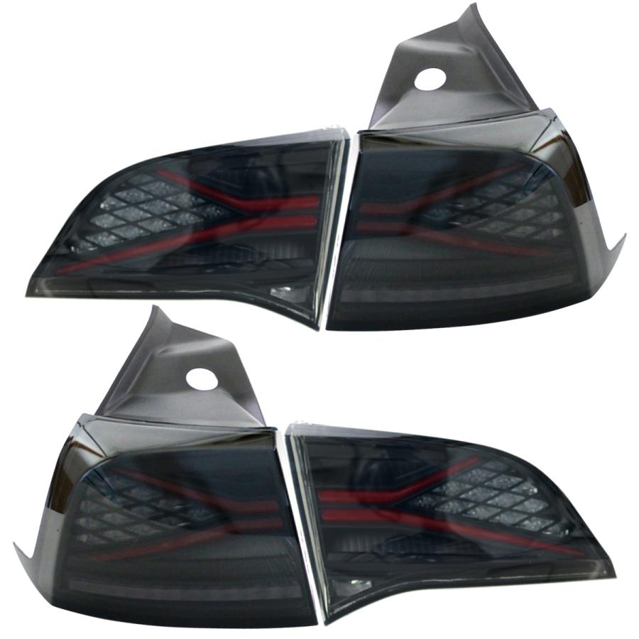 テスラ モデルY モデル3 シーケンシャル LED テールランプ Tesla Model