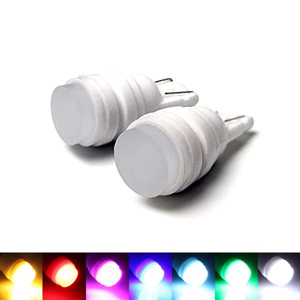 T10 LEDバルブ 3chip セラミック製 陶器バルブ 2個セット ルームランプ ポジション ナンバー灯など 高耐久 高品質 LEDバルブ | 