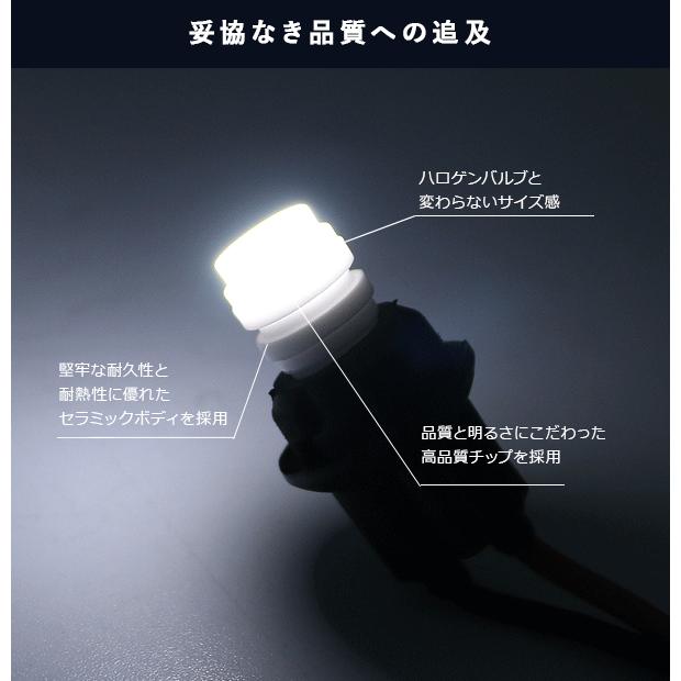 T10 LEDバルブ 3chip セラミック製 陶器バルブ 2個セット ルームランプ ポジション ナンバー灯など 高耐久 高品質 LEDバルブ |  | 11