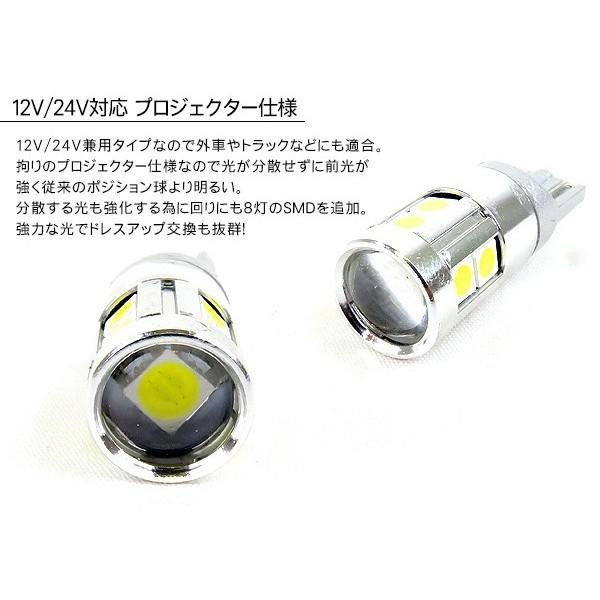 いすゞ 07フォワード T10 LEDバルブ 3chip SMD アルミヒートシンク