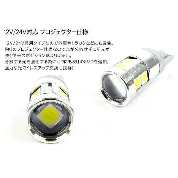 アクティー トラック HA6・7/ HA8・9 T10 LEDバルブ プロジェクター 2