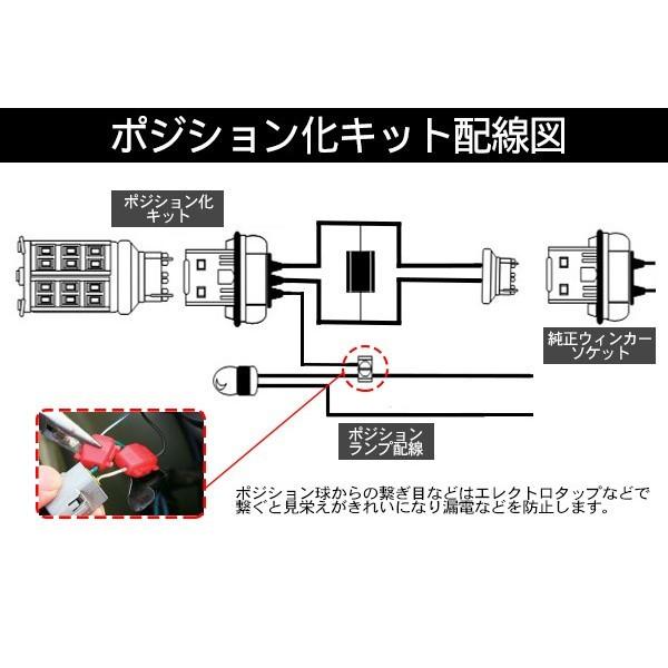 N-BOX 専用 ウィンカーポジション化キット T20/LEDバルブ ウィンカー