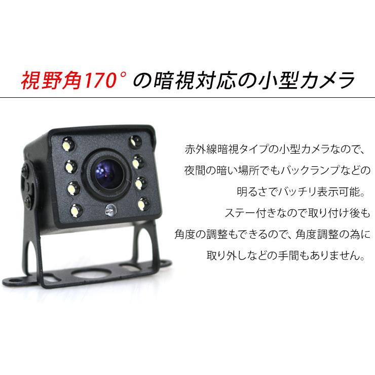 10.1インチ バックモニター 4カメラ 4分割 液晶モニター バックカメラ