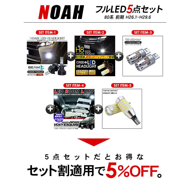 トヨタ ノア 80系 前期 ZWR/ZRR8#系 LEDセット ヘッドライト トヨタ ノア 80系 前期 ZWR/ZRR8#系 LEDセット ヘッドライト