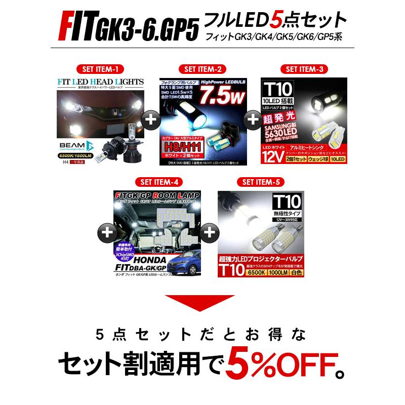 ホンダ フィット GK3・4・5・6 LEDセット ヘッドライト ホンダ フィット GK3・4・5・6 LEDセット ヘッドライト
